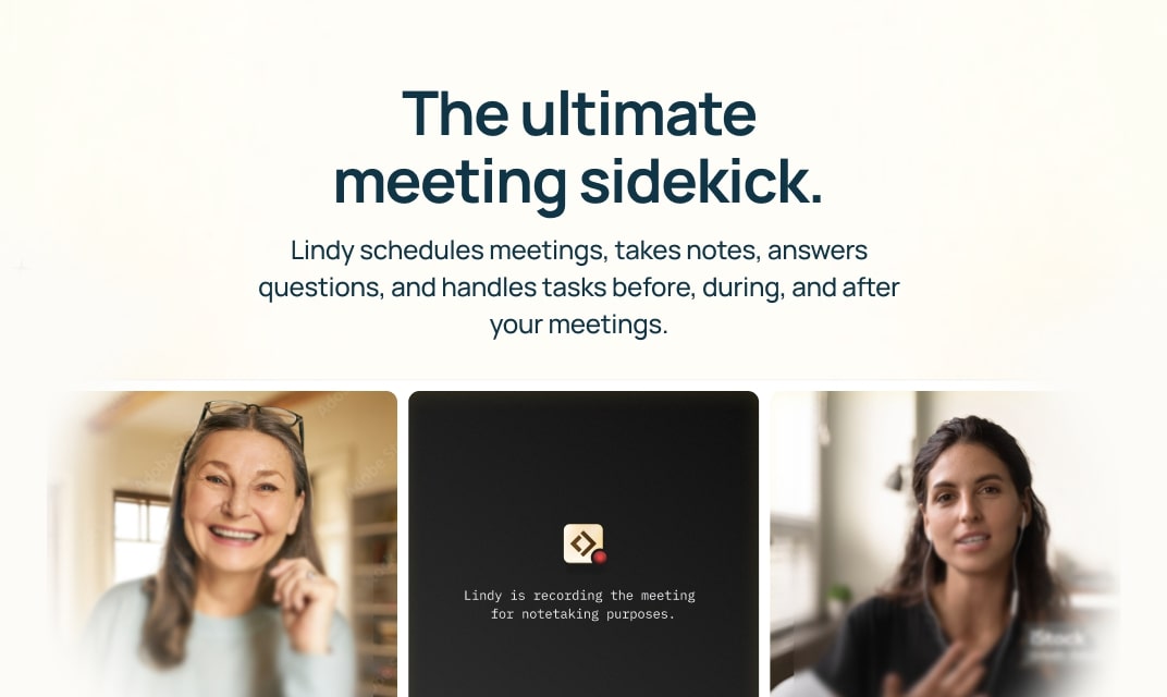 Screenshot of app Lindy